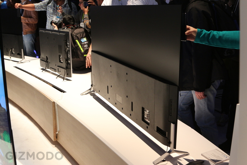 Illustration for article titled Sony's Flagship 4K TV Is Thinner Than an iPhone 6 Plus